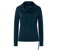 super.natural - Women's Funnel Bio Hoodie - Sweat à capuche en mérinos - L - blueberry