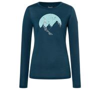 super.natural - Women's Gondola L/S - Haut à manches longues - S - blueberry / various