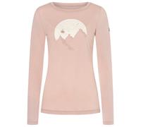 super.natural - Women's Gondola L/S - Haut à manches longues - S - dusty rose / various