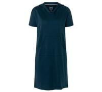 super.natural - Women's Hooded Bio Dress - Robe - XS - blueberry