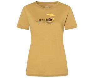super.natural - Women's Hot Dog Tee - Haut en mérinos - L - sahara / various