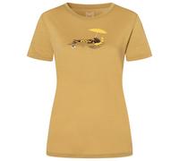 super.natural - Women's Hot Dog Tee - Haut en mérinos - S - sahara / various
