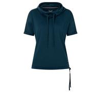 super.natural - Women's JustShort Hoodie - Haut en mérinos - XS - blueberry