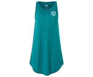 super.natural - Women's Little Heartwood Dress - Robe - S - pacific / white stone