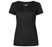 super.natural - Women's Midsummer Air Tee - Haut en mérinos - L - jet black