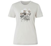 super.natural - Women's Orchid Bio Jersey Tee - Haut en mérinos - S - white stone melange / various
