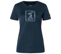 super.natural - Women's Palm Island Bio Jersey Tee - Haut en mérinos - L - blueberry / white stone / ocean blue