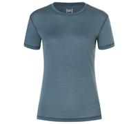 super.natural - Women's Sierra 140 Tee - Haut en mérinos - XS - turbulence blue