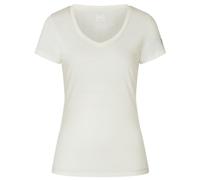 super.natural - Women's Sierra 140 V Neck - Haut en mérinos - M - fresh white