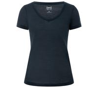 super.natural - Women's Sierra 140 V Neck - Haut en mérinos - XXL - blueberry