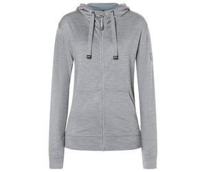 super.natural - Women's Solution Bio Hoodie - Sweat à capuche en mérinos - S - cashmere grey melange