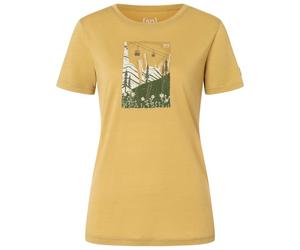 super.natural - Women's Summer Gondola Tee - Haut en mérinos - L - sahara / various