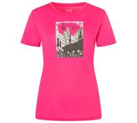 super.natural - Women's Summer Gondola Tee - Haut en mérinos - M - pinky rose / various