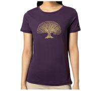 super.natural - Women's Tree of Knowledge Tee - Haut en mérinos - L - mysterioso / gold