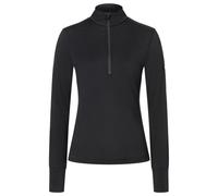 super.natural - Women's Tundra 175 Quarter Zip - Haut à manches longues - XXL - jet black