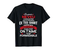 Super Neveu on t'aime cadeau tonton et tata pour Neveu T-Shirt