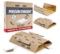Super Ninja Piège à Poissons d’Argent, Lot de 10 | Anti Poisson d’Argent, Inodore et Non Toxique, Trappes pour Salles de Bain, Cuisines et Sous-sols, Sûr pour Enfants & Animaux