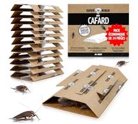 Super Ninja Pieges à Cafards Collants, Produit Anti Cafard, Lot de 24