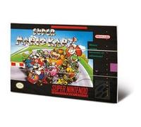 SUPER NINTENDO - Super Mario Kart - Impression sur bois 20x29.5 G