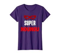 Super Nounou T-Shirt, Femme, Violet, 3XL
