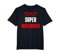 Super Nounou T-Shirt, Homme Grandes Tailles, Noir, 3X Tall