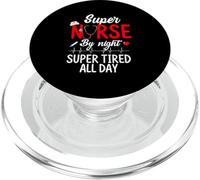 Super Nurse by Night Super Fatigué Toute la journée PopSockets PopGrip pour MagSafe