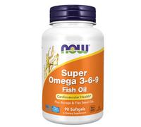 Now Foods – Super Omega 3-6-9 – 1200 mg – 90 capsules molles