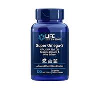 Super Omega-3 EPA/DHA Fish Oil, Lemon Flavor 120 Softgels