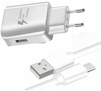 Super Pack Chargeur + Câble pour Oppo Reno5 A 5G/6 5G/6 Z 5G/Pro 5G/6 Pro+ 5G/A93s 5G/A16/A16s/A55 4G/K9/K9 Pro Fast Charger Ultra Puissant et Rapide Nouvelle Generation 3A avec Cable Type C