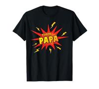 Super papa annonce paternité style bande dessinée BD héros T-Shirt