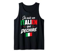 Super Papa Fier Humour Italie Je suis Un Italien Débardeur