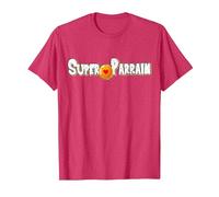 Super Parrain Le Meilleur du Monde Qui Déchire pour Parrain T-Shirt, Homme, Rouge Chiné, L