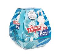 Super Pasqualone - Enfant, œuf de Pâques avec véhicules, Gormites et Beaucoup d'autres Surprises, œufs en Carton écologique, idée Cadeau pour Enfants à partir de 3 Ans