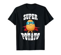 Super Patate Man T-Shirt Graphique avec Valeur
