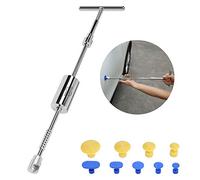 Super PDR Kit de débosselage sans Peinture pour Voiture 10 éléments : Outil en T + Embouts
