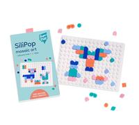 SUPER PETIT - SILIPOP MOSAÏQUES À CLIPSER - Mosaic Art - Créations colorées à l'infini - Blanc - A PARTIR DE 3 ANS