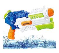 Super Pistolet à Eau Soaker Squirt Water Blaster Outdoor Beach Garden Water Fun Activity & Adults Blaster (Bleu)