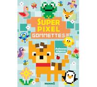 Super pixel - Gommettes - Animaux mignons - Livre de gommettes pixels - Dès 5 ans