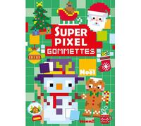 Super pixel - Gommettes - Noël - Collectif - Hemma - broché - Document jeunesse