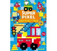 Super pixel - Gommettes - Véhicules - Collectif - Hemma - broché - Document jeunesse
