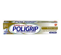 Super Poligrip Denture Adhesive Cream Extra Care, Extra Care 2.2 oz (Pack of 2) by Super Poli-Grip