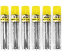 Super Polymer Lot De 6 Mines De Rechange Pour Porte-Mines Automatiques Et Porte-Mines 0,9 Mm 2b