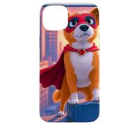 Super Pooch, Mignon toutou, Super héros Coque pour iPhone 15 Plus