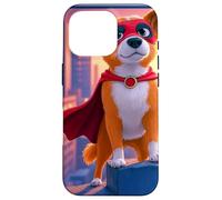 Super Pooch, Mignon toutou, Super héros Coque pour iPhone 16 Pro