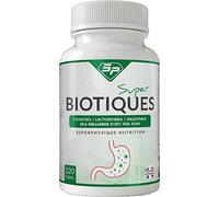 SUPER PRÉ et PRO-BIOTIQUES 5 SOUCHES • 20,6 milliards d'UFC • LACTOSPORE® et DIGEZYME® • Made in France • Pour 2 MOIS • SuperPhysique Nutrition