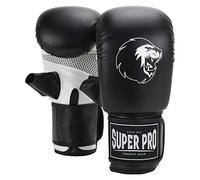 Super Pro Victor Gants de Boxe pour Adulte, SPBGS110, Noir/Blanc., L