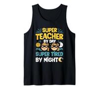Super Professeur Le Jour, Super fatigué la Nuit, école de Super-héros Débardeur