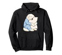 Super Pyrénées Dormant dans Un Pyjama Mignon pour Chien Sweat à Capuche