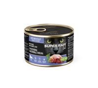 SUPER RAFI nourriture humide pour chat à la caille et au foie de lapin 185 g