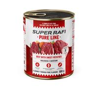 SUPER RAFI Pure Line nourriture humide pour chien au bœuf et aux patates douces 800 g